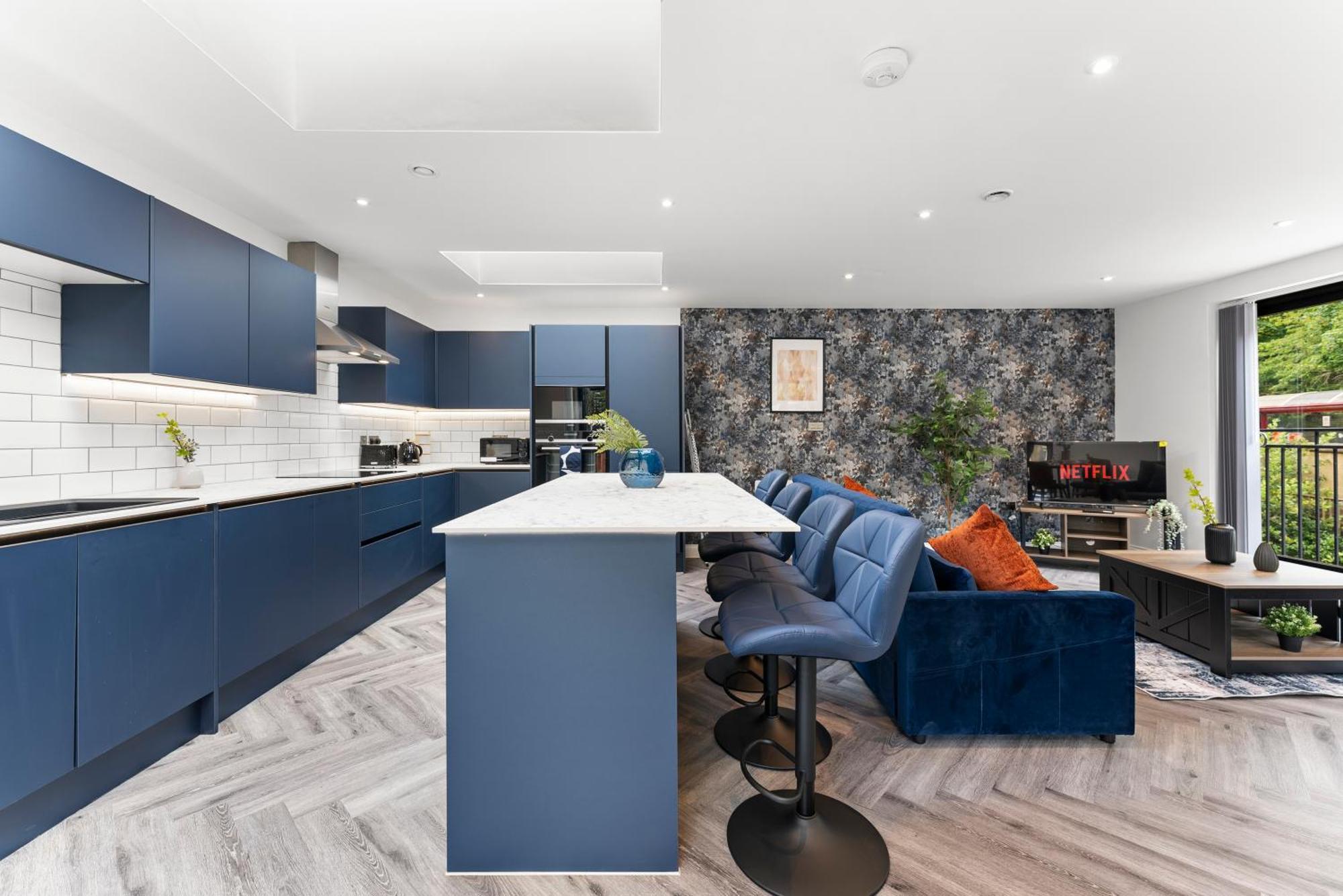 Stylish Large Leeds Apartment - Parking Eksteriør billede
